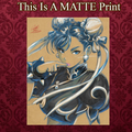 Chun Li Art Illustration Hard Signed 8.5x11in Fine Art PRINT
