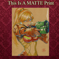 Samus Art Illustration Hard Signed 8.5x11in Fine Art PRINT