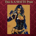 Domino Art Illustration Hard Signed 8.5x11in Fine Art PRINT