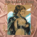 Princess Leia Art Illustration Hard Signed 8.5x11in Fine Art PRINT