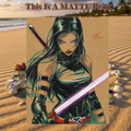 Psylocke Art Illustration Hard Signed 8.5x11in Fine Art PRINT