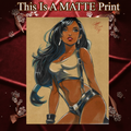 Tifa Lockhart Art Illustration Hard Signed 8.5x11in Fine Art PRINT