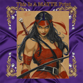 Elektra Art Illustration Hard Signed 8.5x11in Fine Art PRINT