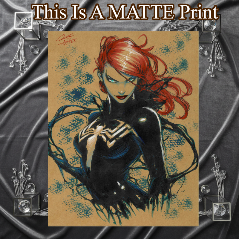 Mary Venom Art Illustration Hard Signed 8.5x11in Fine Art PRINT