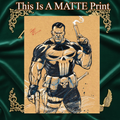 Punisher Art Illustration Hard Signed 8.5x11in Fine Art PRINT