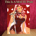 Jessica Rabbit Art Illustration Hard Signed 8.5x11in Fine Art PRINT