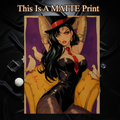 Zatanna Art Illustration Hard Signed 8.5x11in Fine Art PRINT