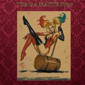 Harley Quinn Art Illustration Hard Signed 8.5x11in Fine Art PRINT