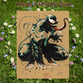 Venom Art Illustration Hard Signed 8.5x11in Fine Art PRINT