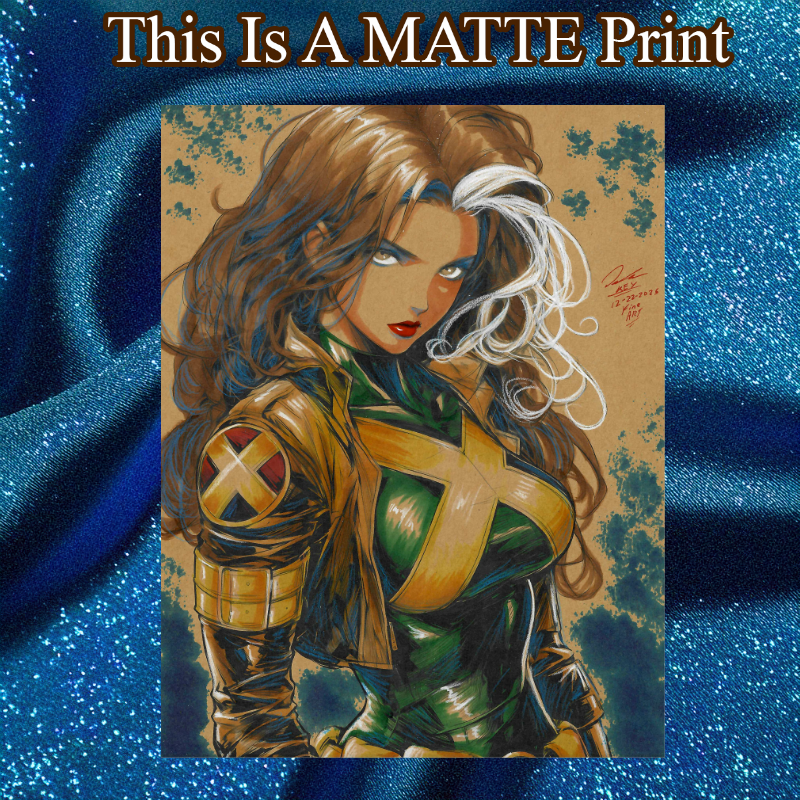 Rogue Art Illustration Hard Signed 8.5x11in Fine Art PRINT