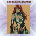 Mystique Art Illustration Hard Signed 8.5x11in Fine Art PRINT