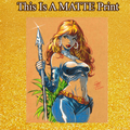 Jungle Girl Art Illustration Hard Signed 8.5x11in Fine Art PRINT