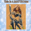 Jungle Girl Art Illustration Hard Signed 8.5x11in Fine Art PRINT