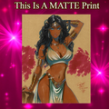 Dejah Thoris Art Illustration Hard Signed 8.5x11in Fine Art PRINT