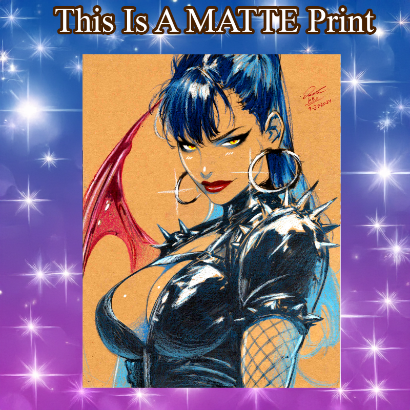 OC Art Illustration Hard Signed 8.5x11in Fine Art PRINT