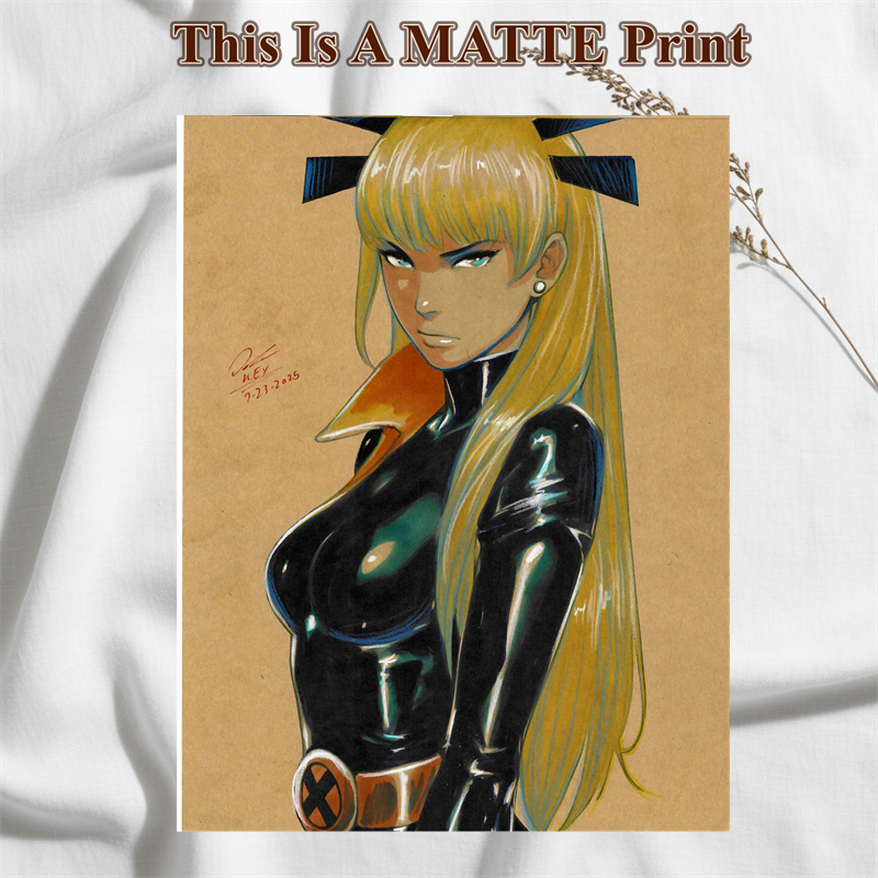 Magik Art Illustration Hard Signed 8.5x11in Fine Art PRINT