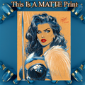 Wonder Woman Art Illustration Hard Signed 8.5x11in Fine Art PRINT