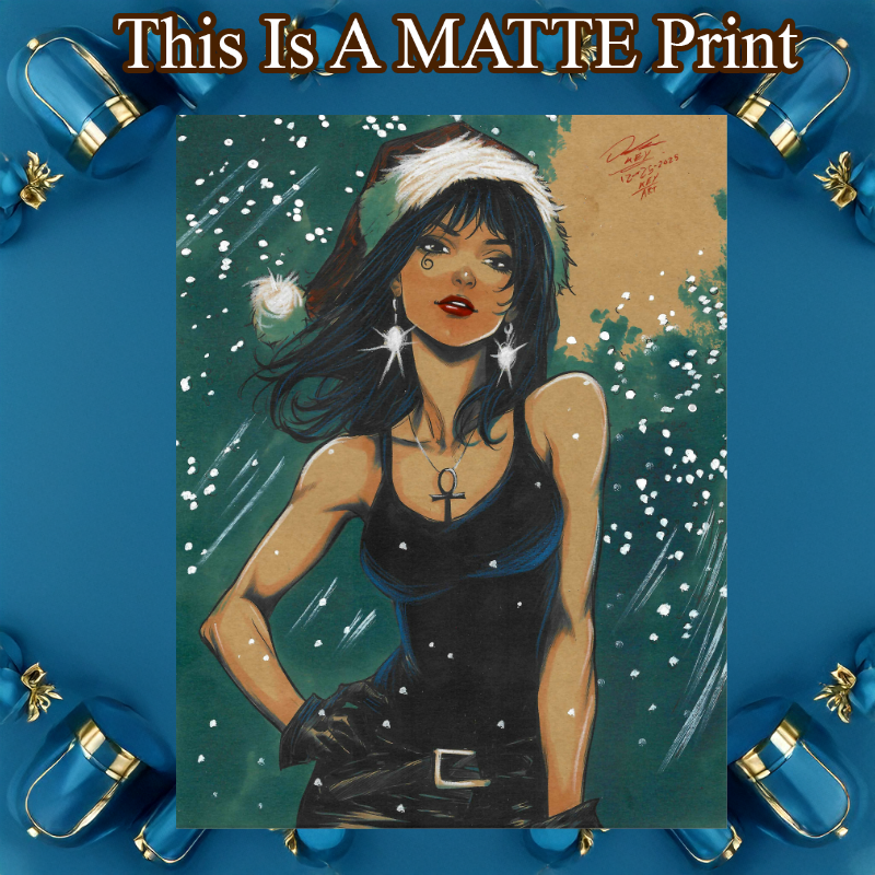 Death Of The Endless Art Illustration Hard Signed 8.5x11in Fine Art PRINT