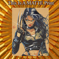 X-23 Art Illustration Hard Signed 8.5x11in Fine Art PRINT