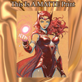 Scarlet Witch Art Illustration Hard Signed 8.5x11in Fine Art PRINT