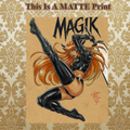 Magik Art Illustration Hard Signed 8.5x11in Fine Art PRINT
