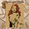 Poison Ivy Art Illustration Hard Signed 8.5x11in Fine Art PRINT