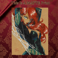 Mary Jane Art Illustration Hard Signed 8.5x11in Fine Art PRINT