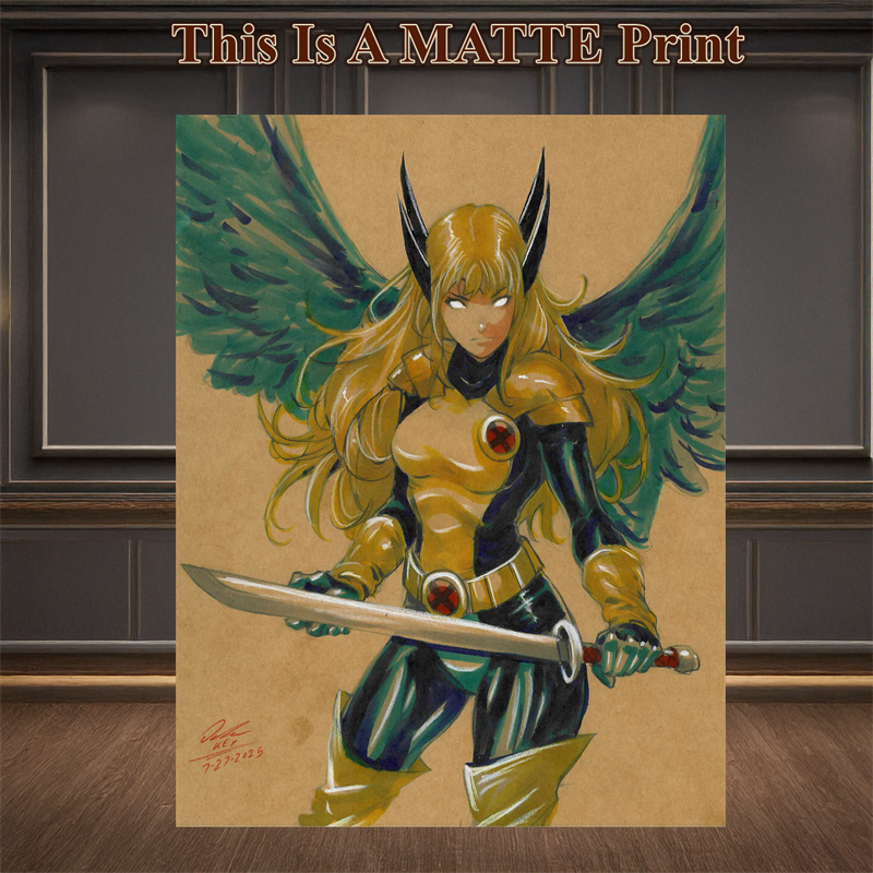 Magik Art Illustration Hard Signed 8.5x11in Fine Art PRINT