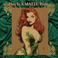 Poison Ivy Art Illustration Hard Signed 8.5x11in Fine Art PRINT