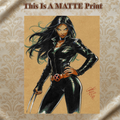 X-23 Art Illustration Hard Signed 8.5x11in Fine Art PRINT