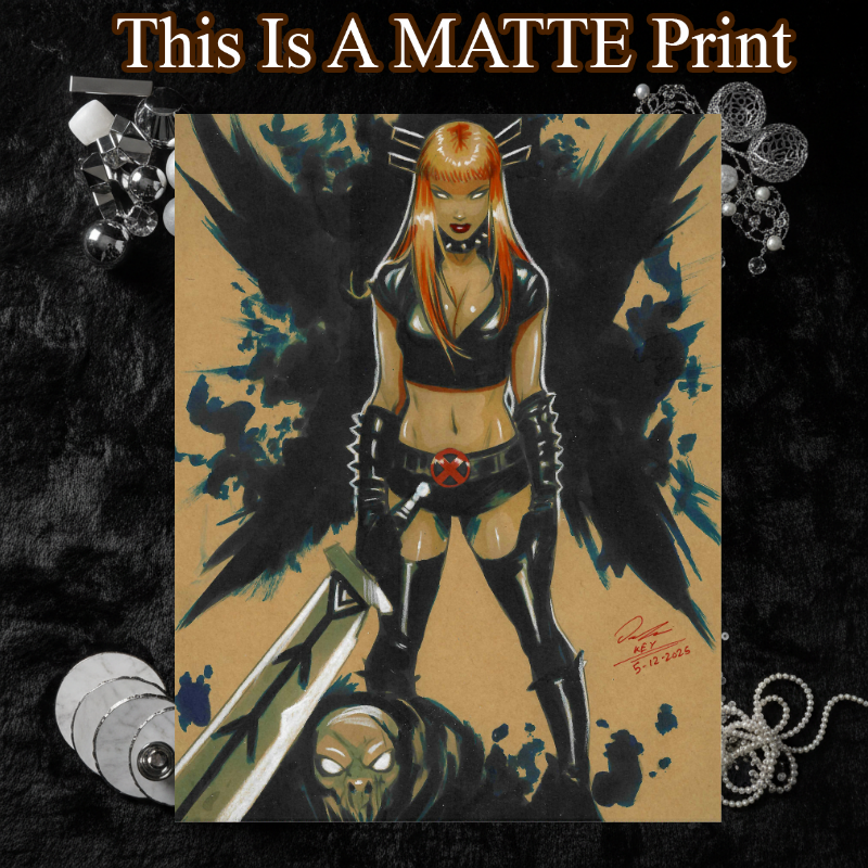 Magik Art Illustration Hard Signed 8.5x11in Fine Art PRINT
