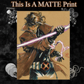 Gambit Art Illustration Hard Signed 8.5x11in Fine Art PRINT