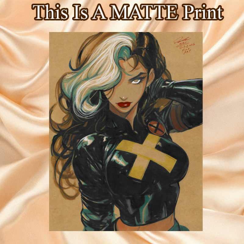 Rogue Art Illustration Hard Signed 8.5x11in Fine Art PRINT