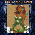 Poison Ivy Art Illustration Hard Signed 8.5x11in Fine Art PRINT