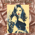 X-23 Art Illustration Hard Signed 8.5x11in Fine Art PRINT