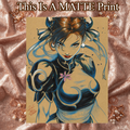 Chun Li Art Illustration Hard Signed 8.5x11in Fine Art PRINT