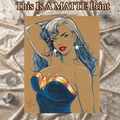 Wonder Woman Art Illustration Hard Signed 8.5x11in Fine Art PRINT