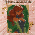 Poison Ivy Art Illustration Hard Signed 8.5x11in Fine Art PRINT