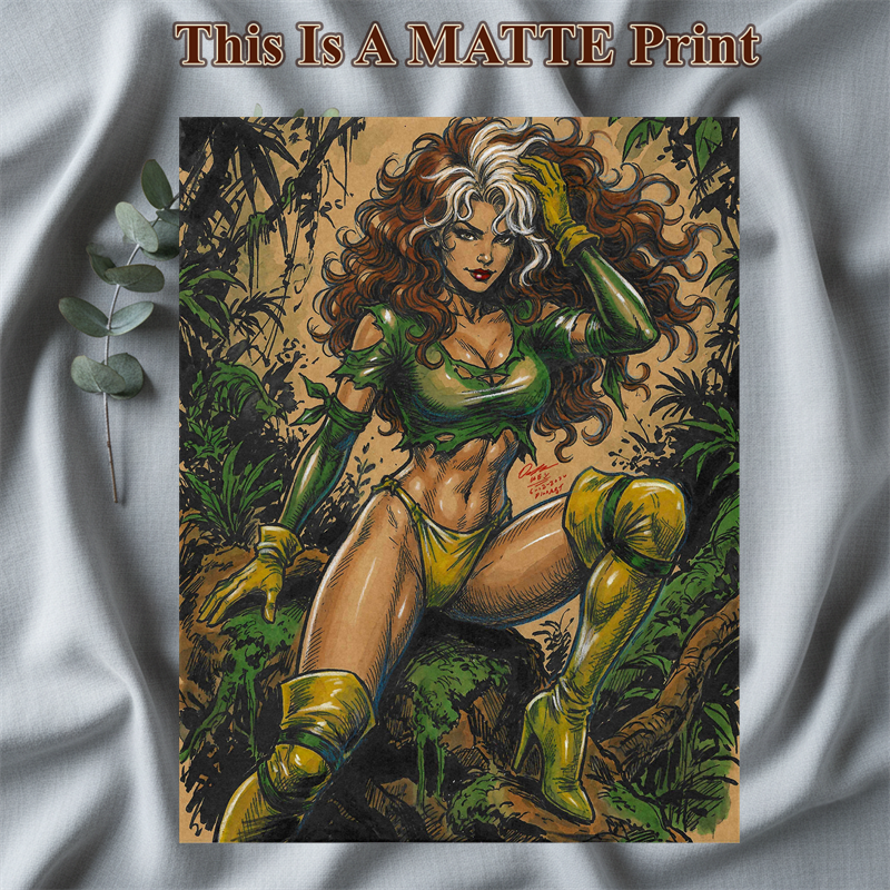 Rogue Art Illustration Hard Signed 8.5x11in Fine Art PRINT