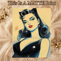 Catwoman Art Illustration Hard Signed 8.5x11in Fine Art PRINT