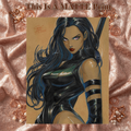 Psylocke Art Illustration Hard Signed 8.5x11in Fine Art PRINT