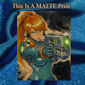 Samus Art Illustration Hard Signed 8.5x11in Fine Art PRINT