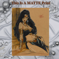 Dejah Thoris Art Illustration Hard Signed 8.5x11in Fine Art PRINT