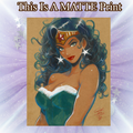 Wonder Woman Art Illustration Hard Signed 8.5x11in Fine Art PRINT