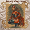 Scarlet Witch Art Illustration Hard Signed 8.5x11in Fine Art PRINT