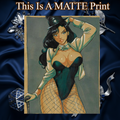 Zatanna Art Illustration Hard Signed 8.5x11in Fine Art PRINT