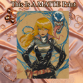 Gwen X Venom Art Illustration Hard Signed 8.5x11in Fine Art PRINT