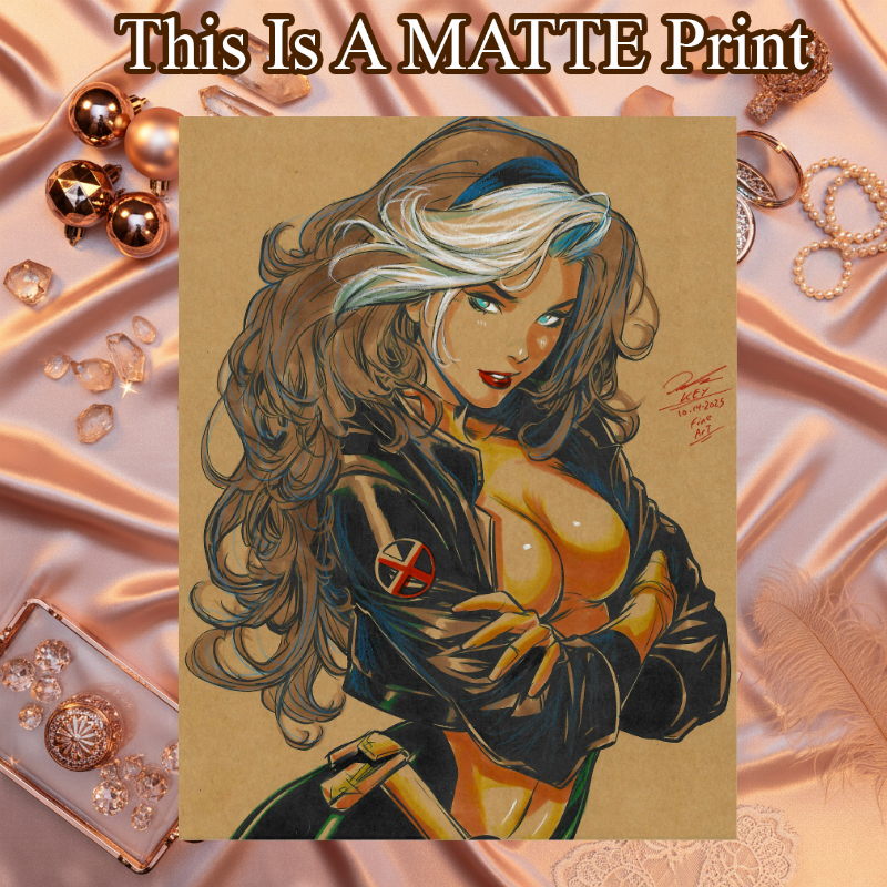 Rogue Art Illustration Hard Signed 8.5x11in Fine Art PRINT