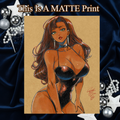 Jessica Rabbit Art Illustration Hard Signed 8.5x11in Fine Art PRINT