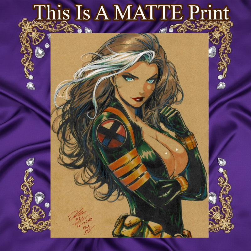 Rogue Art Illustration Hard Signed 8.5x11in Fine Art PRINT